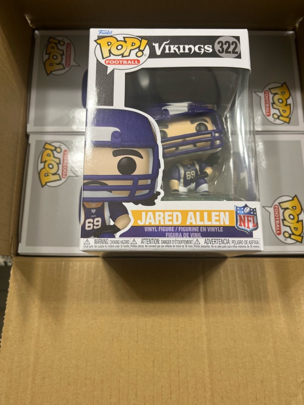 Funko POP! Football NFL Legends Jared Allen Minnesota  Vikings #322